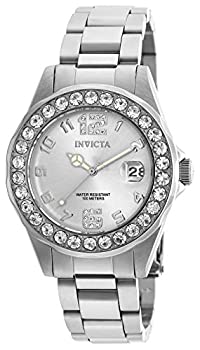 【中古】【インポート品・未当て嵌める】Invicta Women\u0027s 21396 Pro Diver Analog Display Quartz Silver Watch
