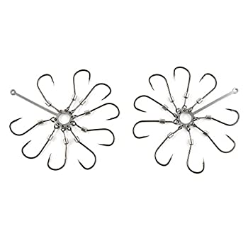 【中古】【輸入品・未使用】釣りスイベルタックルフライソリッドクリップ一括ロット卸売Supplies m0461トレイプレートフック10?#