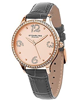 【中古】【輸入品・未使用】Stuhrling Original Women 's 560.05?Symphony Analog Display Quartz Grey Watch