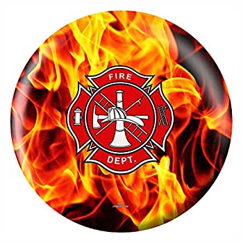 【中古】【輸入品・未使用】Fire DepartmentイエローFireボーリングボール|スカイマーケットプラス