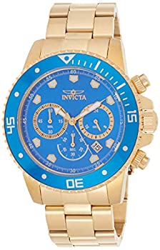 【中古】【インポート品・未当て嵌める】Invicta Men \u0026apos;s \u0026apos; Pro Diver \u0026apos; Quartzステンレス鋼スチール写真Diving Watch %ｶﾝﾏ% Color : gold-toned (ひな形: 21894?)
