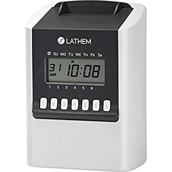 【中古】【輸入品・未使用】Lathem 700E Calculating Electronic Time Clock%カンマ% Requires Lathem E17 Time Cards (Sold Separately) (700E)|スカイマーケットプラス