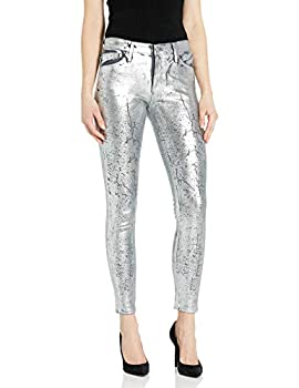 【中古】【インポート品・未当て嵌める】AG Adriano Goldschmied PANTS レディース 色合い: しろがね色 ロングパンツ-スノーボード用ウェア