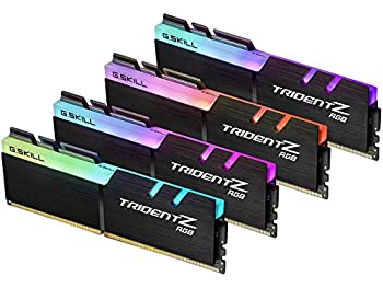 【中古】【インポート品・未当て嵌める】G。Skill TridentZ RGB続きもの64?GB ( 4?x 16?GB ) 288-pin ddr4?2400?MHz ( pc4?19200デスクトップメモリモデルf4???2400?C15q-64gtzr