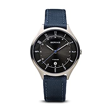 【中古】【輸入品・未使用】BERING Time メンズ スリムウォッチ 11739-873 | 39mmケース | チタンコレクション | ナイロンNATOストラップ | 傷に強いサファイアクリスタル |