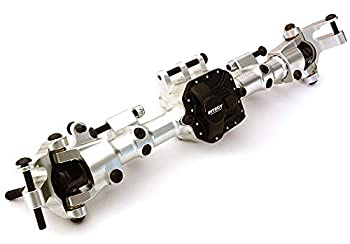 【中古】【輸入品・未使用】Integy RCモデルhop-ups c27213silverblack Billet Machined Completeフロント車軸アセンブリW / Internals for Axial 1?/ 10?scx10?II