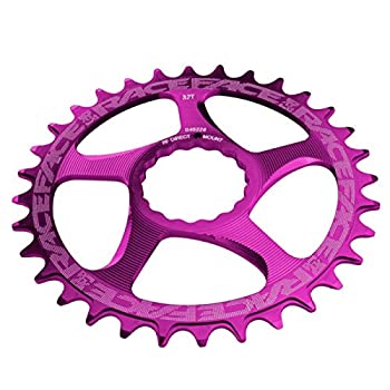 【中古】【インポート品・未当て嵌める】RaceFace rnwdm36pur ペダル一皿 ユニ一発やる 成年者用 パープル