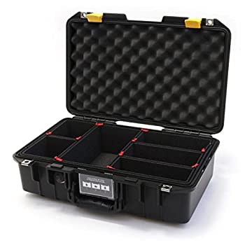 【中古】【インポート品・未当て嵌める】Pelican 1485 エア湖容れもの 黒いこと\u0026黄色 Trekpak 分け取り付き添い人