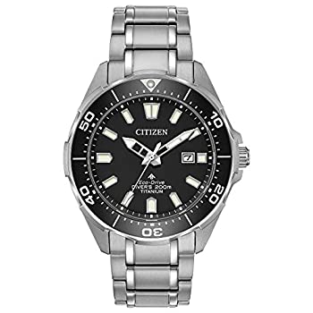 【中古】【インポート品・未当て嵌める】Citizen BN0200-56E Men\u0027s Promaster Diver Black Dial Titanium Watch