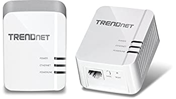 【中古】【輸入品・未使用】TRENDnet Powerline 1300 AV2アダプタキット、2つのTPL-422Eアダプタ、IEEE 1905.1およびIEEE 1901、ギガビットポート、最大300 m（984フィート