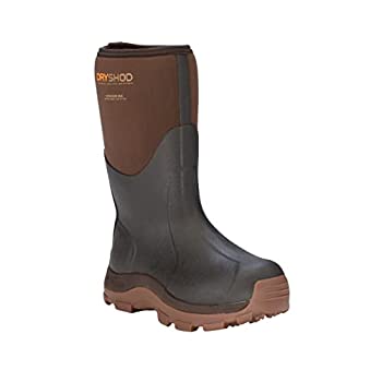 【中古】【輸入品・未使用】dryshodメンズHaymaker Midカットハード作業ファームBootブラウンhay-mm-br 10 D(M) US