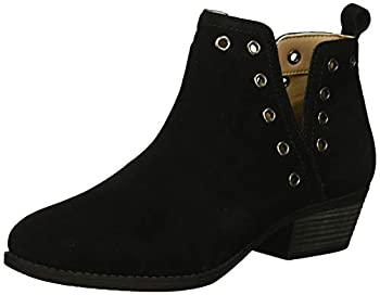 【中古】【輸入品・未使用】Skechers Women Lasso-Auger-Short Deco Eyelet Ankle Boot%ｶﾝﾏ% Black%ｶﾝﾏ% 5.5 M US