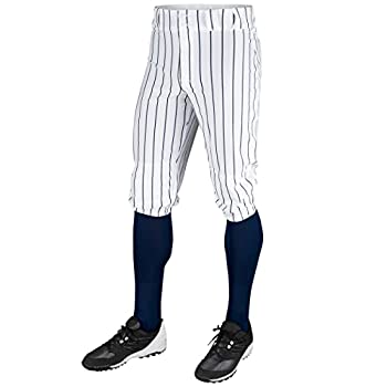 【中古】【インポート品・未当て嵌める】CHAMPRO トリプルクラウンニッカースタイルベイスボールズボン下 ニットインピンストライプと強化された横すべり分け取り