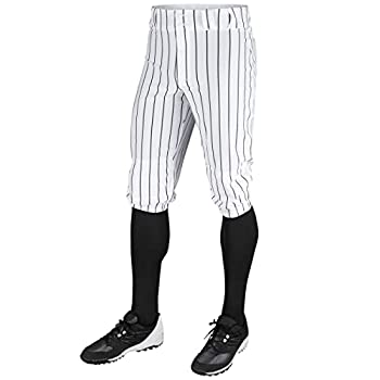 【中古】【インポート品・未当て嵌める】CHAMPRO トリプルクラウンニッカースタイルベイスボールズボン下 ニットインピンストライプと強化された横すべり分け取り