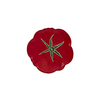 【中古】【インポート品・未当て嵌める】Bordallo ピニェイロ 赤ナス フルーツ/サラダ菜一皿 4個仕掛ける