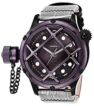【中古】【インポート品・未当て嵌める】Invicta Men \u0027s 26424?Russian Diver自動小銃3手赤銅色文字盤ウオッチ