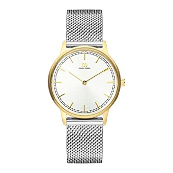 【中古】【インポート品・未当て嵌める】Danish Design レディース Tildos Vigelso スモールウォッチ しろがね色/ゴールド