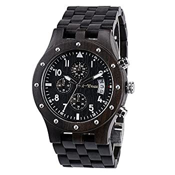 【中古】【インポート品・未当て嵌める】i-tem Wood Watch (エボニー) 腕時計-その他