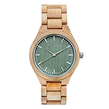 【中古】【輸入品・未使用】TruWood Stark 木製腕時計 メープルウッド　総木製ベルト