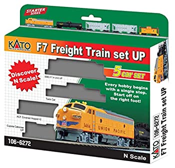 【中古】【輸入品・未使用】N F7 貨物列車セット ユニオンパシフィック 5本セット