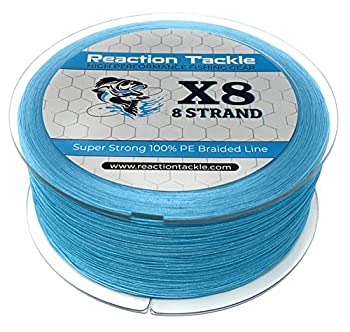 【中古】【輸入品・未使用】Reaction Tackle 編組釣り糸 シーブルー 50ポンド 1000ヤード|スカイマーケットプラス