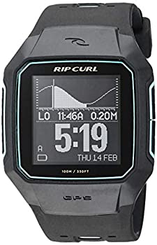 【中古】【輸入品・未使用】Rip Curl メンズ 'SearchGPS' クォーツ プラスチックとポリウレタン スポーツウォッチ カラー：ブラック (モデル：A1144-BLU ミント