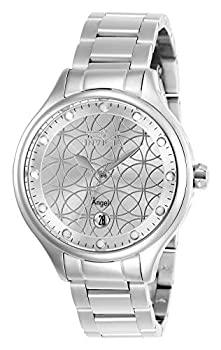 【中古】【輸入品・未使用】Invicta Women's 27437 Angel Quartz 3 Hand Silver Dial Watch｜スカイマーケットプラス
