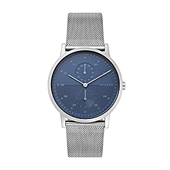 【中古】【インポート品・未当て嵌める】Skagen メンズ Kristoffer多役立つことステンレススチールカジュアルクォーツウォッチ%ｶﾝﾏ% ステンレス鋼スチール写真、青色。%ｶﾝﾏ%