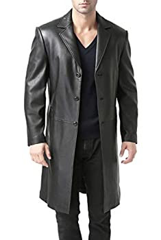 【中古】【輸入品・未使用】BGSD メンズ クラシック レザー ロング ウォーキング コート (レギュラー ビッグ & トール & ショートサイズ) US サイズ: X-Large カラー: ブラ｜スカイマーケットプラス 110,894円