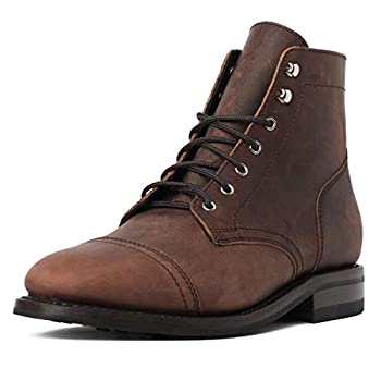 【中古】【インポート品・未当て嵌める】Thursday Boot Company メンズ 旗がしら ラギッド 柔軟性性 キャップトゥブーツ US 大きさ: 10.5 色つや: 赤銅色