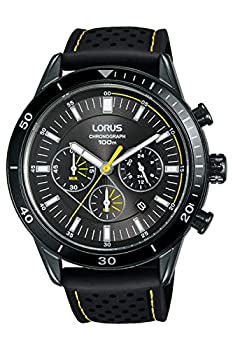 【中古】【インポート品・未当て嵌める】Lorus 運動選手 メンズ アナログクォーツウォッチ なめし革腕輪付き添い人 RT325HX9