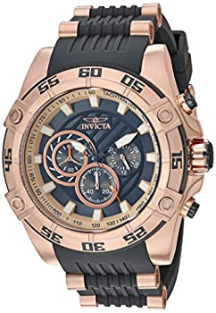 【中古】【輸入品・未使用】Invicta 30109 メンズ スピードウェイ クォーツウォッチ ステンレススチールストラップ ブラック 26