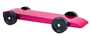 【中古】【輸入品・未使用】Pine Derby コンプリートカーキット PRO グラファイト付き - 塗装、密閉、加重済み - Pinewood Pro のピンクパンサー