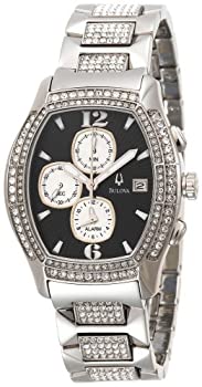 【中古】【インポート品・未当て嵌める】Bulova メンズ クリスタルクロノグラフウォッチ