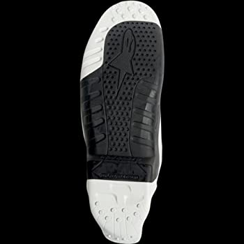 【中古】【輸入品・未使用】Alpinestars ユニセックス 大人用 BK Tech 10 Tk10 ソール(ブラック/ホワイト、サイズ7/サイズ8)