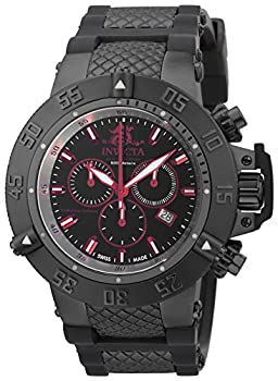 【中古】【インポート品・未当て嵌める】Invicta Men \u0026apos;s Subaqua \u0026apos; Swiss Quartzステンレス鋼スチール写真and Silicone Casual Watch %ｶﾝﾏ% Color : Black ( Model : 90110?)