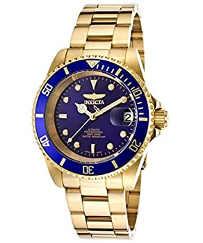 【中古】【輸入品・未使用】Invicta 8930Ob メンズ プロダイバー 自動巻き 18Kゴールドメッキ Ss ブルーダイヤルウォッチ