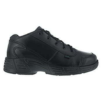 【中古】【輸入品・未使用】[リーボック] Mens Black Leather Work Shoes Postal TCT Mid Oxfords 8 M