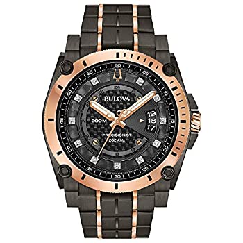 【中古】【輸入品・未使用】Men's Bulova Champlain Style Precisionist Diamond Watch 98D149