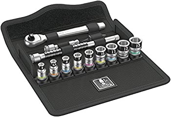 【中古】【輸入品・未使用】Wera 05003756001 SA 12ホールディング機能ソケットセット、Zyklopメタルスイッチ、ブラック、1/4インチ｜スカイマーケットプラス