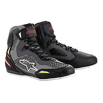 【中古】【輸入品・未使用】Alpinestars メンズ Faster-3 ライドニット(Ride Knit) ロードライディングシューズ 7.5 レッド 2510319