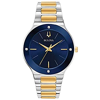 【中古】【インポート品・未当て嵌める】Bulova ドレスウォッチ (青写真:98E117)