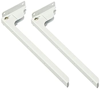 【中古】【インポート品・未当て嵌める】BRACKET SHELF FLDG WHITE 30糎