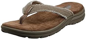 【中古】【インポート品・未当て嵌める】Skechers USA メンズ ボスニアヘルツェゴビナ 砂浜サンダル US 大いさ: 9 色合い: 赤銅色 ビーチサンダル-サンダル