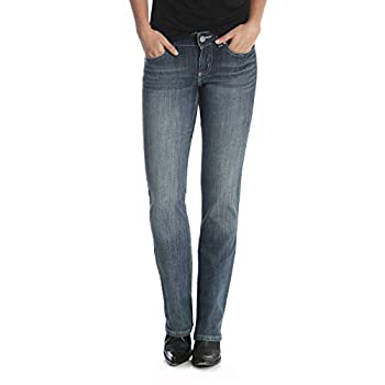 【中古】【輸入品・未使用】Wrangler レディース プレミアムパッチ Mae ブーツカットジーンズ 腰上ウエスト カラー: ブルー