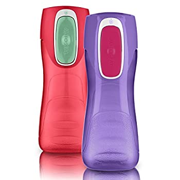 【中古】【輸入品・未使用】(2-Pack%ｶﾝﾏ% Sprinkles/Wink) - Contigo AUTOSEAL Trekker Kids Water Bottles%ｶﾝﾏ% 410ml%ｶﾝﾏ% Sprinkles and Wink%ｶﾝﾏ% 2-Pack