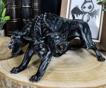 【中古】【輸入品・未使用】EbrosギフトFaux Stone Greek Guardian Hydra犬のHades Cerberus Statue 7.75?%ダブルクォーテ% Long Guardian Hell Hound Figurine|スカイマーケットプラス