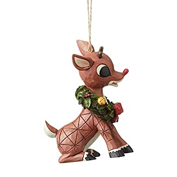 【中古】【輸入品・未使用】Enesco ルドルフとリースオーナメント