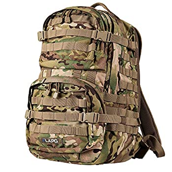 【中古】【輸入品・未使用】LA Police Gear 3日間タクティカルバックパック 狩猟 ミリタリー キャンプ ハイキング サバイバル2.0用 グレイ