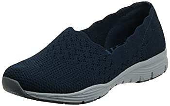 【中古】【輸入品・未使用】Skechers レディース シーガースタットスカラップ襟 スケッチニットスリッポン クラシックフィットローファー%ｶﾝﾏ% ネイビー%ｶﾝﾏ% 6.5